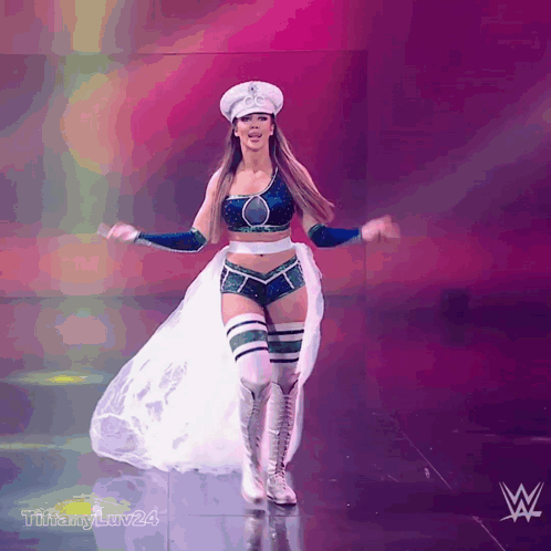 Chelsea Green Screaming Welcome To Wwe GIF