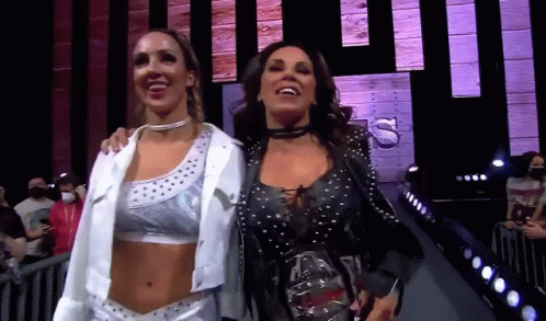 Chelsea Green With Mickie James GIF