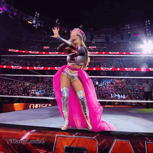 Chelsea Green Wwe Beautiful Costume Entrance GIF