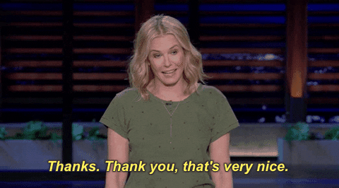 Chelsea Handler Thank You Thats Very Nice GIF