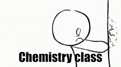 Chemistry Class Head Hit Wall GIF