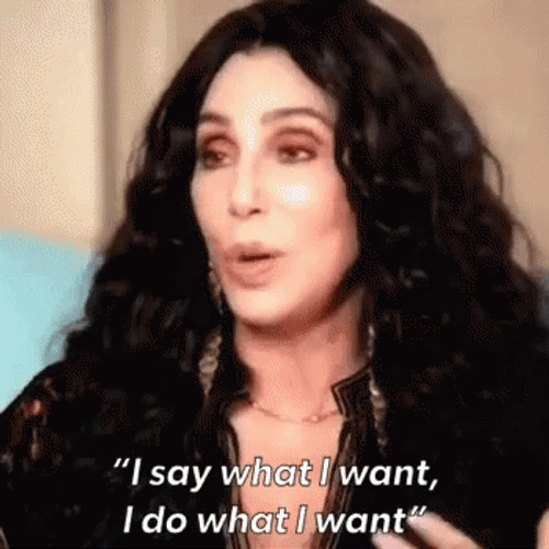 Cher I Do What I Want GIF