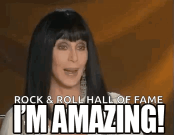 Cher Saying I'm Amazing at Rock & Roll Hall of Fame