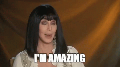Cher Saying I'm Amazing