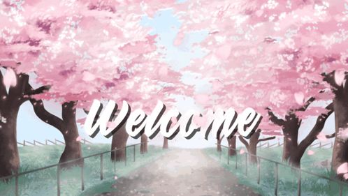 Cherry Blossoms Welcome
