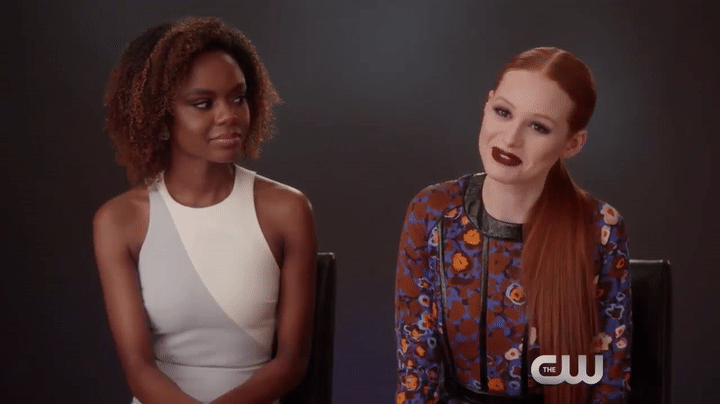 Cheryl And Josie Interview For Riverdale GIF