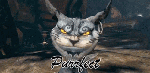 Cheshire Cat Creepy Purrfect GIF
