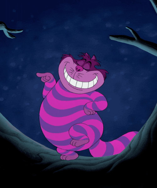 Cheshire Cat Funny Dance GIF