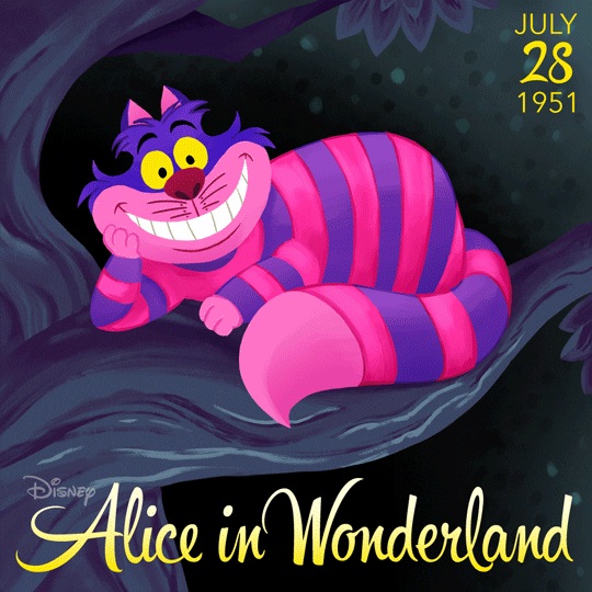 Cheshire Cat Invisible Alice In Wonderland GIF