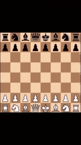 Chess Board With Yellow Square