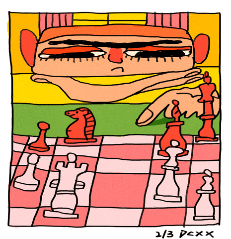 Chess Game Abstract Artwork GIF