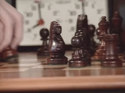Chess Game Queen Move GIF