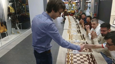 Chess Master Simultaneous Matches GIF