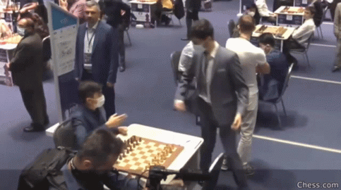 Chess Players Shaking Hands GIF
