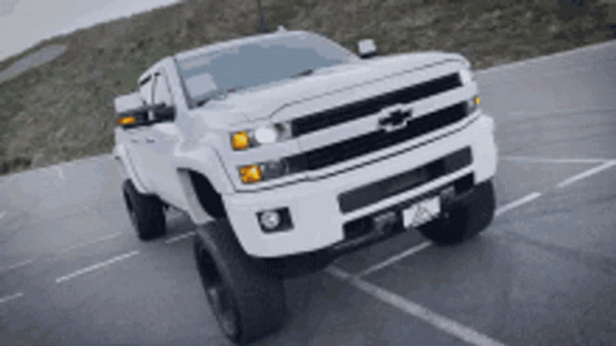 Chevrolet Silverado Pick Up Truck 360 Shot GIF