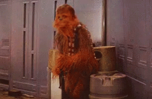 Chewbacca Shaking His Head GIF