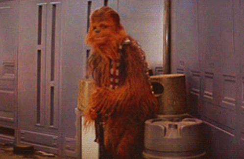 Chewbacca Saying No GIF
