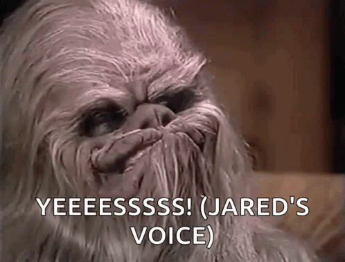 Chewbacca Intense Yes GIF