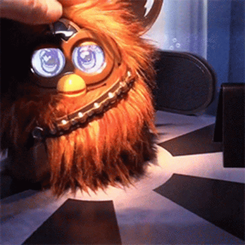 Chewbacca Petting Furbacca GIF