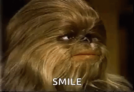 Chewbacca Close Up With Smile