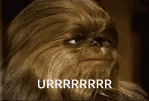 Chewbacca Close Up with Urrrrrr