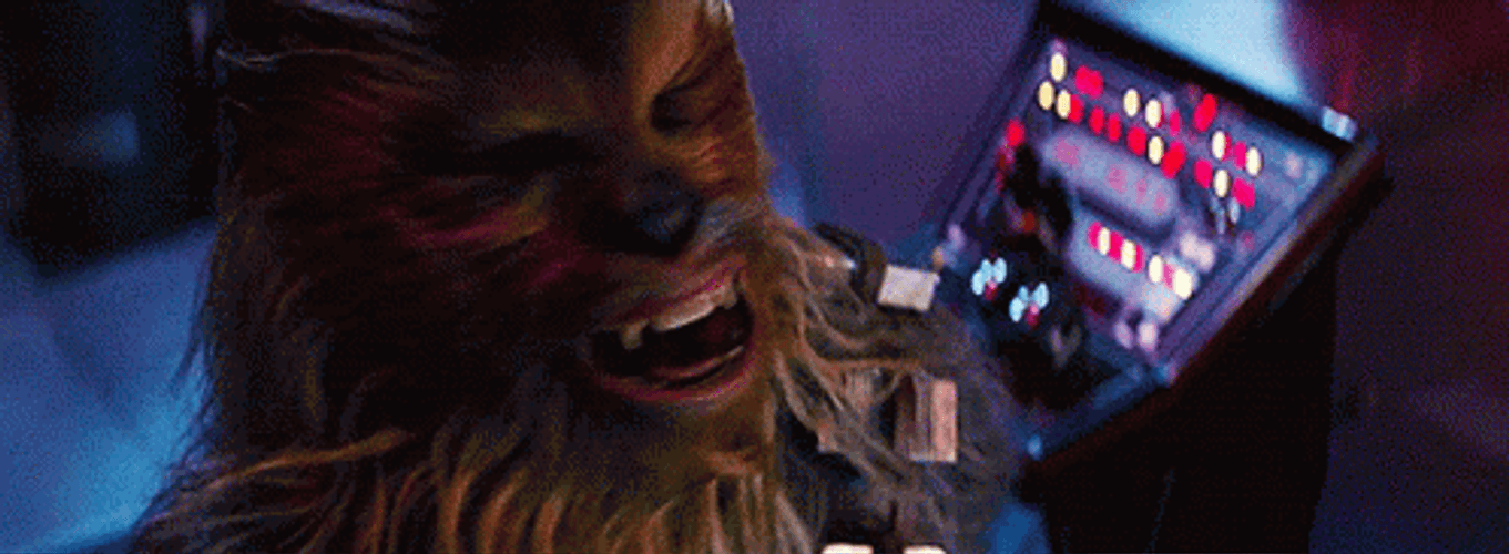 Chewbacca In Frustration GIF