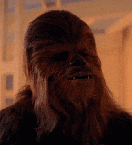 Chewbacca Laughing at Clear Shower Drain