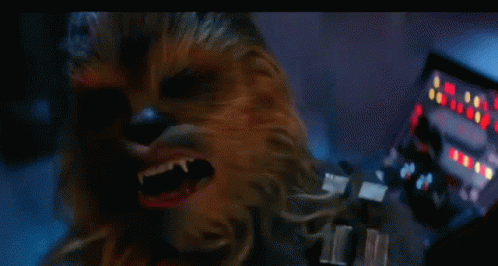 Chewbacca Screaming At Control Panel GIF
