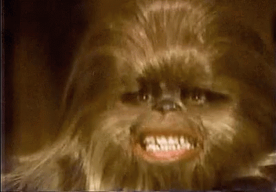 Chewbacca Smiling Close Up