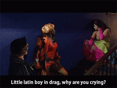 Chi Chi Rodriguez Vida Noxeema On Staircase GIF