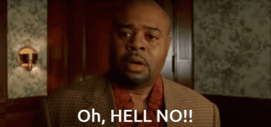 Chi McBride Oh Hell No GIF