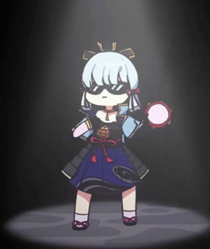Chibi Ayaka Dancing GIF