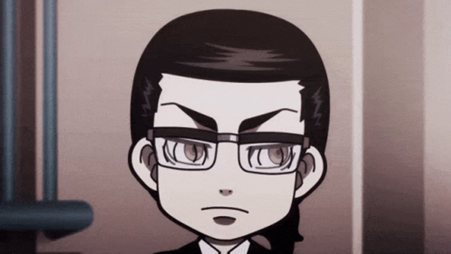Chibi Baji Tokyo Revengers Punching GIF
