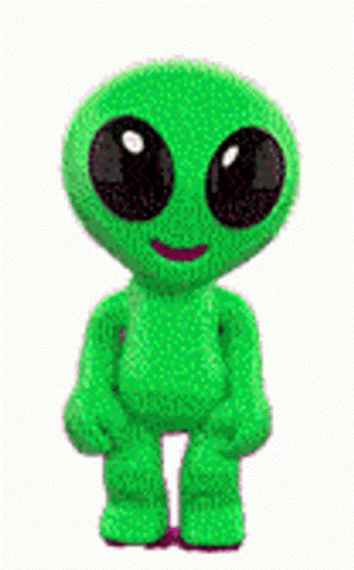 Chibi Dancing Alien GIF