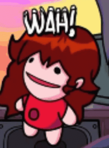 Chibi Gf Noisy Music GIF