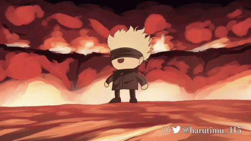 Chibi Gojo Satoru Dancing GIF