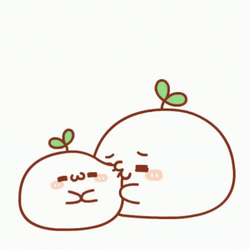 Chibi Grass Yan Jun Cute Kiss GIF