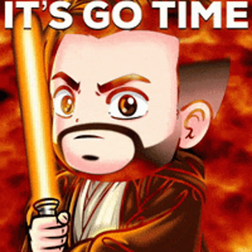 Chibi Jedi It's Go Time GIF
