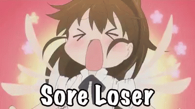 Chibi Popura Taneshima Sore Loser GIF