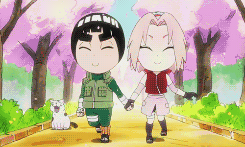 Chibi Sakura Haruno Naruto Spin Off GIF