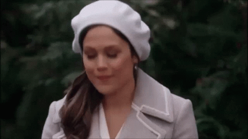 Chic Lady Looking Thru Binoculars GIF