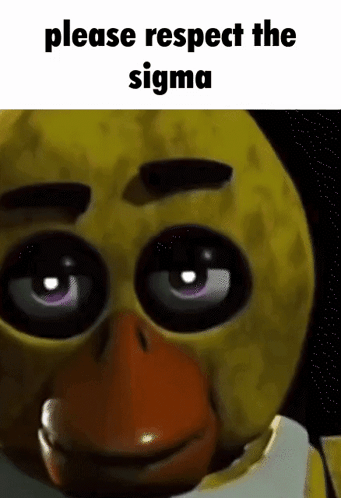 Chica From Five Nights At Freddy 'S Is Making A Funny Face And Asking For Respect . GIF