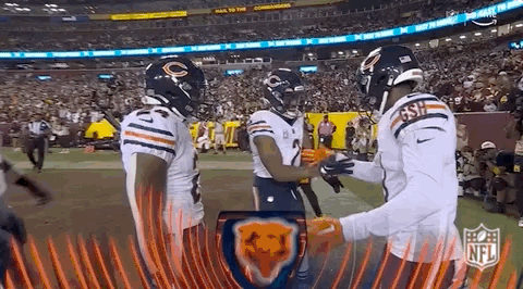 Chicago Bears Dj Moore Touchdown GIF