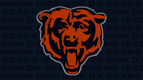 Chicago Bears Logo With Touchdown GIF