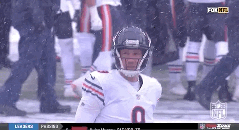 Chicago Bears Nick Foles In The Rain GIF