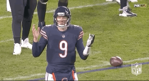 Chicago Bears Nick Foles Looking Confused GIF
