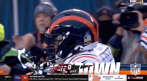 Chicago Bears Players Goodluck To Each Other GIF