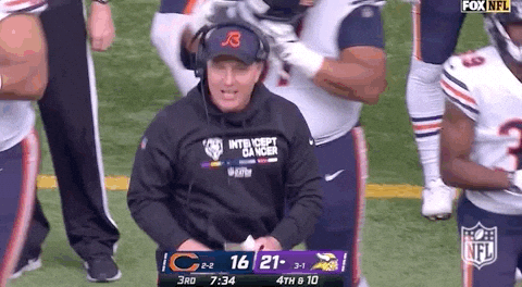 Chicago Bears Very Proud And Supportive Coach GIF