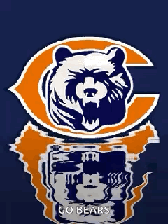Chicago Bears Water Reflection GIF