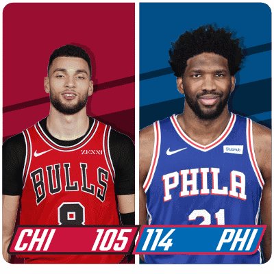 Chicago Bulls Player and Philadelphia Player